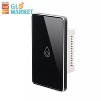 Glomarket pour interrupteur de chauffe-eau intelligent WiFi Zigbee ABS, norme américaine 20A, télécommande, minuterie vocale, Google Home Alexa