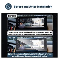 Accessoires de protection d'écran 12.3 pouces Fit Rogue(S SV SL Platinum) 9HD Compatible avec les accessoires Nissan Rogue 2021-2024