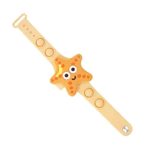 New arrival Marine animal various designs cartoon shape slap band watches for children