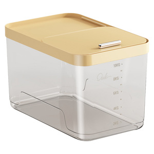 Contenedor de Almacenamiento de Arroz Hermético, a Prueba de Insectos y Humedad, Capacidad de 10 kg, Forma Rectangular, para Almacenamiento de Granos y Harina en la Cocina - Product Image 5
