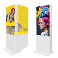 Écran LCD extérieur de 32, 43, 55, 76 pouces, kiosque publicitaire, signalisation numérique, totem animé pour magasin de détail, ascenseur, indice de protection IP55
