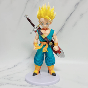4 pièces/ensemble Super Saiyan Dragon Son Goku juvénile Goten troncs PVC Anime Figure ensemble unisexe dessin animé Style jouet Animation japonaise - Product Image 6