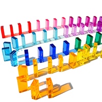 Jenga en acrylique personnalisable, 48/51/54 pièces, blocs de construction Jenga pour enfants, jouet éducatif, outils, mini Jenga, jeu promotionnel