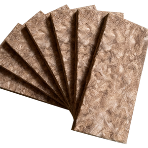 Aislamiento Ignífugo <span class=keywords><strong>Branz</strong></span> AS/NZS4859.1 de Australia, Material de Aislamiento de Lana de Vidrio Eco-Tech, Losas de Fibra de Vidrio Marrón Ecológicas - Product Image 1