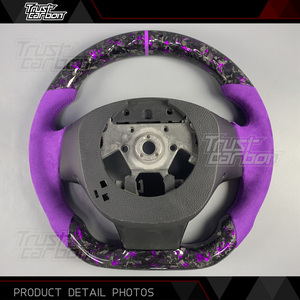 <span class=keywords><strong>พวงมาลัย</strong></span>คาร์บอนไฟเบอร์สีม่วงแบบกำหนดเอง สำหรับรถยนต์นิสสัน <span class=keywords><strong>NP300</strong></span> นาวาร่า อัลติมา เอสอาร์ โร้ก เอ็กซ์เทรล พัลซาร์ แคชไค ปี 2013-2020 พร้อมไฟ LED - Product Image 5