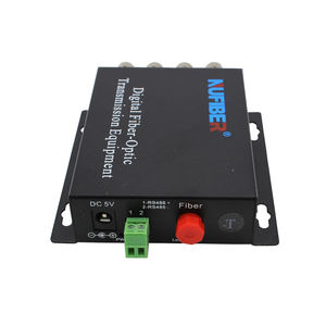 Convertisseur vidéo 4 canaux, AHD/TVI/CVI 2MP 1080P Signal numérique de la caméra vers DVR,HD 1080P Câble coaxial Fibre <span class=keywords><strong>Video</strong></span> Transceiver - Product Image 5