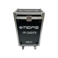Boîtier de transport professionnel sur mesure pour console de mixage numérique DJ, avec 3 portes, 4 roues et compartiment de rangement, pour Midas M32R
