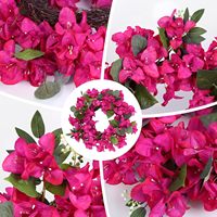 Artificielle Bougainvillier Guirlande Lierre Vignes pour Maison Jardin Arche De Mariage Arrangements Floraux Intérieur Mur Clôture Paniers Décor