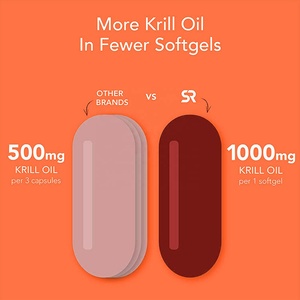 Huile de Krill de l'Antarctique OEM en gélules avec Oméga-<span class=keywords><strong>3</strong></span>, Phospholipides et Astaxanthine – Complément pour le Système Immunitaire et la Santé Cérébrale - Product Image 4