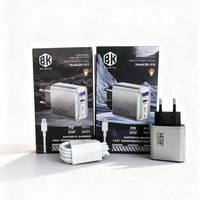 Cargador Rápido para Teléfonos Móviles con Enchufe Europeo de 145 W, Cargador USB Tipo C PD con Cable USB C, Adaptador de Corriente USB-C de Carga Rápida de 145 W