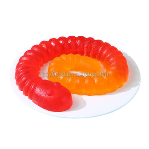 Direktverkauf ab Süßwarenfabrik OEM Hochwertige Halal Riesen-Gummibonbons, Gummibärchen und Gummiwürmer - Product Image 2