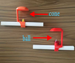 Equipo Avícola Automático, Comedero para Pollitos, para Granjas Avícolas, <span class=keywords><strong>Rojo</strong></span>, Porta Huevos Naranja, Plástico, 100 Unidades - Product Image 6
