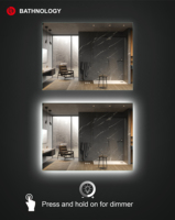 Wholesale Factory Large Manufacturer's Smart LED Mirror Modern Frameless Bathroom Bath Anti-Dumping Tariffs Illuminated LED