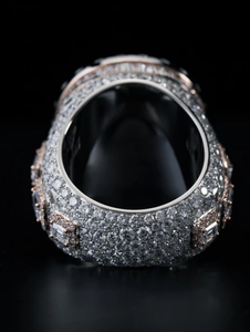 Bague en diamant la plus vendue, argent 925, or massif 18 carats, élégante, pour femme, bijoux de mariage et de fiançailles, disponible au prix de gros - Product Image 5