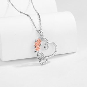 Stethoscope <strong>Necklace</strong> 925 Sterling Silver Heart <strong>Lily</strong> Stethoscope Jewelry Gifts for Nurse Graduation Medical Student Doctor - Product Image 4