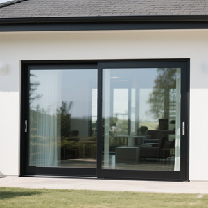 Modern Kaldırılabilir ve Sürgülü Alüminyum Kapı Çift Camlı Dış Mekan Kasırga ve Ses Geçirmez İç Mekan Veranda Kaldırılabilir Sürgülü Kapı Alüminyum - Product Image 3