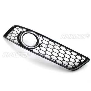 2 pièces Grille avant de voiture en nid d'abeille pour Audi A3 8P 2009-2013 8P0807682D Cache de grille de phare antibrouillard - Product Image 5