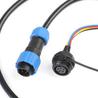 Connecteur M12 Étanche Prise et Câble d'Aviation 10A pour Équipement Industriel FPC SD/SP13 avec Port Mâle/Femelle 2-7 Broches IP68