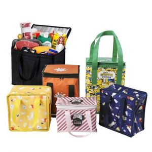 Bolsa Térmica para Almuerzo, Aislante, de Poliéster 600D con Lámina de Aluminio, Segura para Alimentos, para Juegos, Diseño OEM - Product Image 4