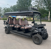 Voiture de golf électrique à 8 places, chariot de golf électrique, buggy à 6+2 places, voiture de tourisme, vente chaude, bon marché, haute qualité