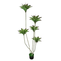 Décoration d'événements en gros : Arbre d'Agave Artificiel Tropical en Pot, Plantes d'Intérieur pour Bureau et Autres Décorations de Mariage