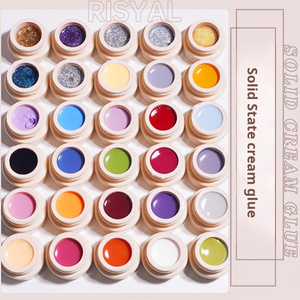 Ensemble de vernis à ongles en gel UV solide japonais en conserve, 60 couleurs, gel non liquide pour la manucure artistique - Product Image 2