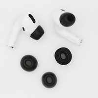 Nouveau design Embouts d'oreille à rebond lent en mousse à mémoire inerte pour AirPods Pro 2 Gris