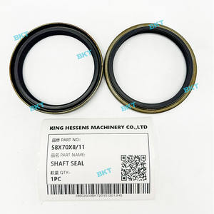 Guarnizione per Albero 58*70*8/11 BKT per Escavatore Gommato <span class=keywords><strong>S200W</strong></span>-<span class=keywords><strong>3</strong></span>/5/DH210W-5/S210W, Produttore Cinese - Product Image 3