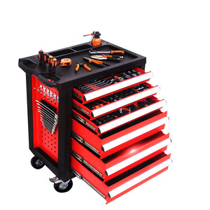 Auto Repair Storage Full Of Tools Drawer Trolley Professional Mechanic Work Bench Tool Cabinet With Tools