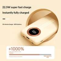 Batterie externe portable grande capacité 20000 mAh à succès avec sortie 22,5 W, compatible impression de logos personnalisés en soie