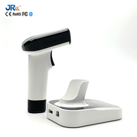 Escáner de Código de Barras Inalámbrico Bluetooth JR HC-825WBZ, Marca de Fábrica, 1D/2D, Portátil, con Base, para Supermercados y Cajas Registradoras, en Stock