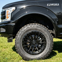 Jantes Beadlock Concaves Profondes Tout-Terrain Noir Mat Personnalisées 16-22 Pouces Style Rebel D679 pour F-150 RAM-1500 Tundra Wrangler