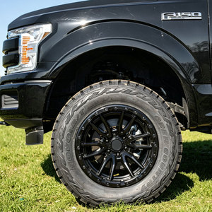 <span class=keywords><strong>Jantes</strong></span> Beadlock Concaves Profondes Tout-Terrain Noir Mat Personnalisées 16-22 Pouces Style Rebel D679 pour F-150 RAM-1500 Tundra Wrangler - Product Image 3