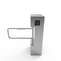 Torniquete Inteligente de Acero Inoxidable con Reconocimiento Facial y RFID, Barrera de Control de Acceso Automática Anti-Embutidos para Oficina