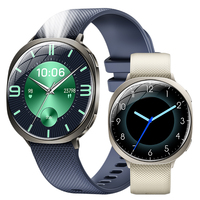 Nouvelle montre connectée M301, écran AMOLED incurvé rond, appel, réveil, lampe de poche, suivi de la santé, montre connectée de fitness pour femmes