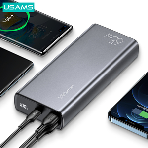 USAMS CM – Kit de charge rapide universel Portable CD165 65W banque de puissance de charge rapide <span class=keywords><strong>30000mAh</strong></span> avec 100W câble PD type-c à type-c - Product Image 2