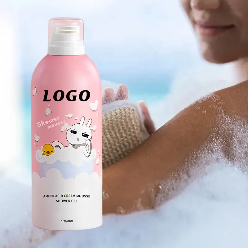 Mousse Coiffante para baño, espuma de espuma blanqueadora de piel sedosa, de marca privada