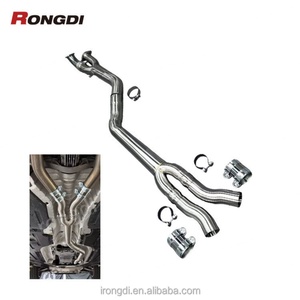 ท่อไอเสียกลางแบบเดี่ยวสำหรับ BMW G80 M3 G82 M4 S58 - Product Image 1