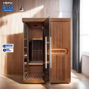 Cabina de sauna de vapor portátil para 1-2 personas, control digital de madera maciza, tamaño completo, moderna, gran oferta, para uso doméstico, novedad - Product Image 1