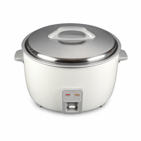 Cuiseur à riz commercial à tambour 3,6L-10L, 5 capacités, 1250W-2900W pour hôtel, restaurant, cantine