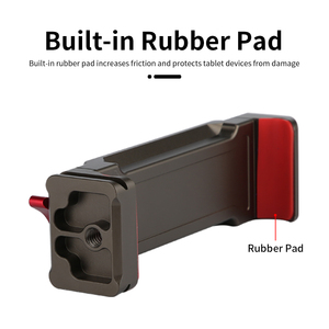 Soporte de trípode de aluminio para tableta, adaptador de trípode de tableta de Metal, abrazadera ajustable para tableta para <span class=keywords><strong>iPhone</strong></span>, iPad, Air <span class=keywords><strong>Mini</strong></span> - Product Image 4