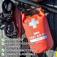 Trousse de premiers secours imperméable de qualité supérieure, sac flottant réfléchissant, fournitures de survie pour la navigation de plaisance, le camping, la pêche