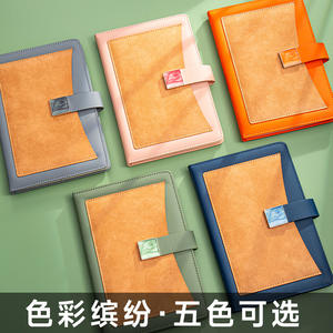 Carnet A5 en cuir avec reliure filée, pour bureau, portable, papier Daolin, carnet universel, ensemble cadeau promotionnel - Product Image 4