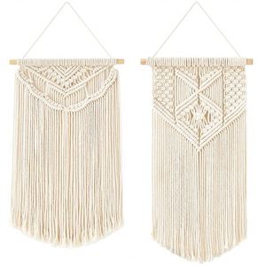 Petite Décoration Murale Suspendue En Corde Boho Exterieure <span class=keywords><strong>Etagere</strong></span> Cuisine Décor Arc Ciel Ensemble De Interieure Mural Neutre - Product Image 1