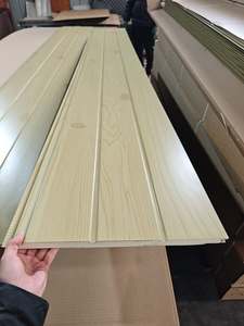 Panel Decorativo para Pared Exterior de Villa, Fácil de Instalar, Panel Sándwich de PU, Panel Metálico con Diseño de Madera Tallada - Product Image 5