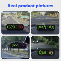 Velocímetro GPS HUD LED de Pantalla Ancha WiiYii G26 2026 con Brújula, Reloj, USB, Monitor de Velocidad MPH/KMH para Autos de Gasolina