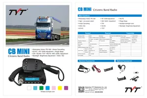 TYT 27MHz AM FM SSB radio mobile talkie-walkie 20W haute puissance hf émetteur-récepteur CB radio