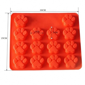 DIY <span class=keywords><strong>perro</strong></span> <span class=keywords><strong>huella</strong></span> pudín <span class=keywords><strong>molde</strong></span> <span class=keywords><strong>de</strong></span> silicona Chocolate Fondant pastel decoración herramientas jabón gelatina resina silicona moldes - Product Image 4