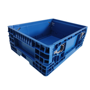 Vda KLT tùy chỉnh đáy phẳng doanh thu hộp đóng mở nhựa rắn loại thùng cho các bộ phận ô tô có thể tái chế di chuyển - Product Image 3