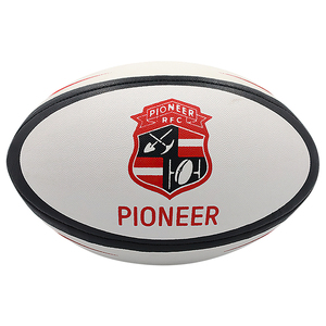 Balles d'entraînement de <span class=keywords><strong>rugby</strong></span> professionnelles imprimées et cousues à la machine - Product Image 1